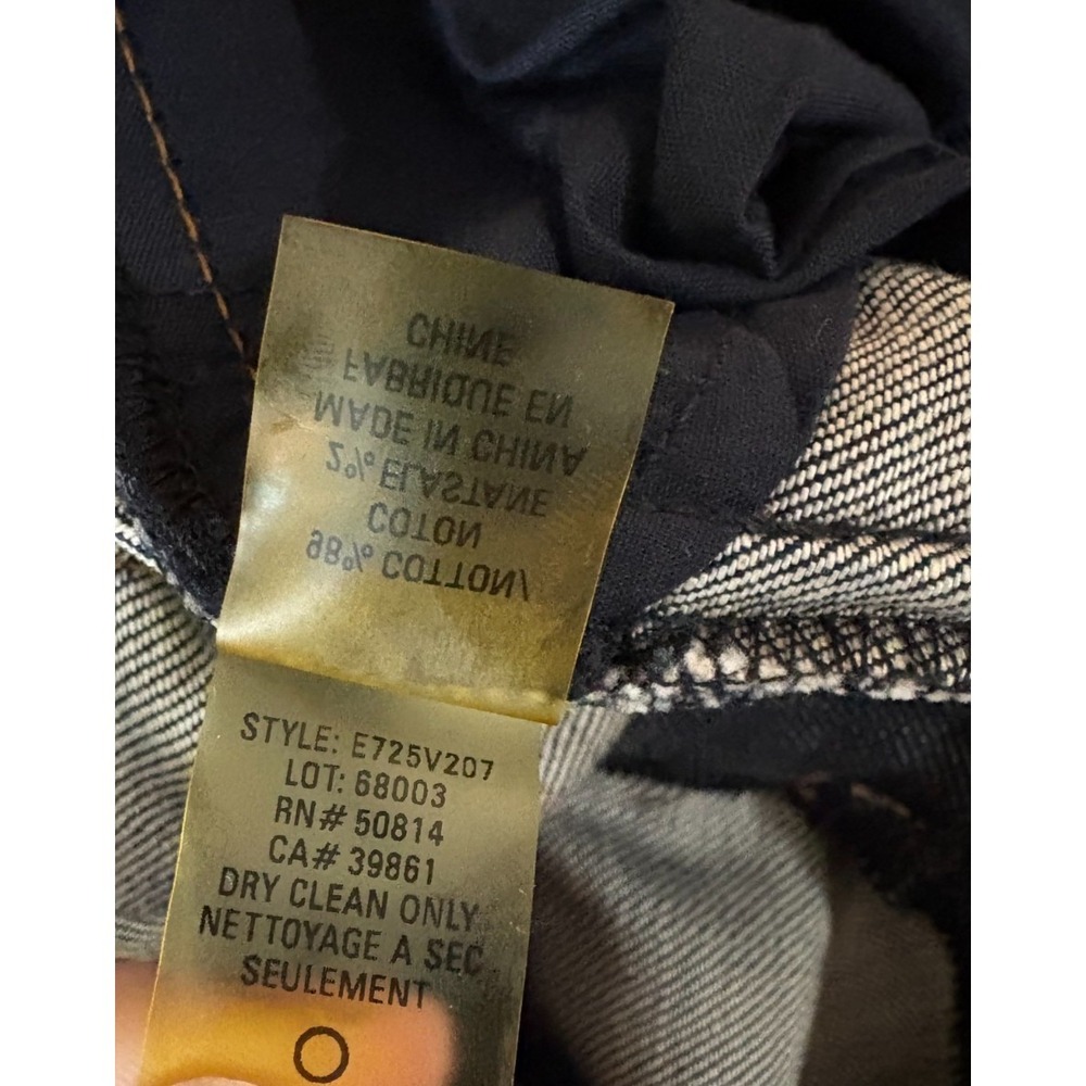 $198 Value Elie Tahari Adena Straight Leg Dark Wash Jeans - New With Tags - Picture 10 of 10